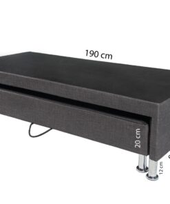 CAMA AUXILIAR SOMMIER BOX MARINERA 1 PLAZA - Imagen 3