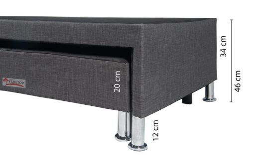 CAMA AUXILIAR SOMMIER BOX MARINERA 1 PLAZA - Imagen 4