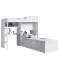 DOMITORIO CUCHETA MULTIFUNCIONAL - CAMA ESCRITORIO BAÚL SOMMIER - Imagen 3