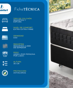 COLCHÓN RESPRTE POCKET - FORT FLEX - - Imagen 4