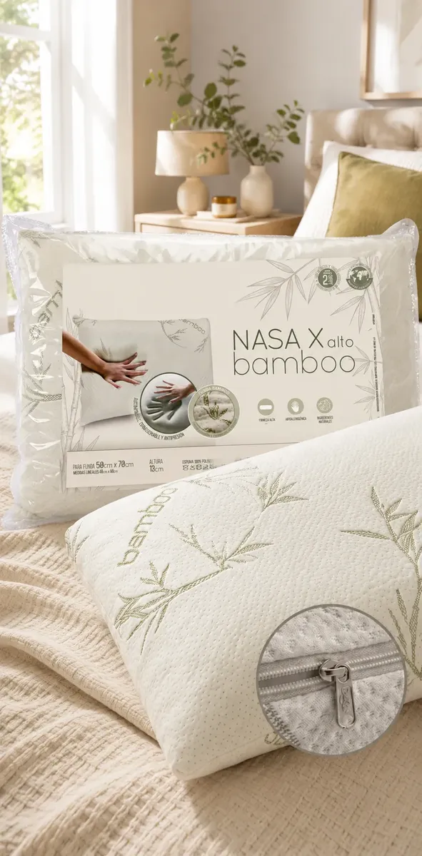 ALMOHADA BAMBOO NASA