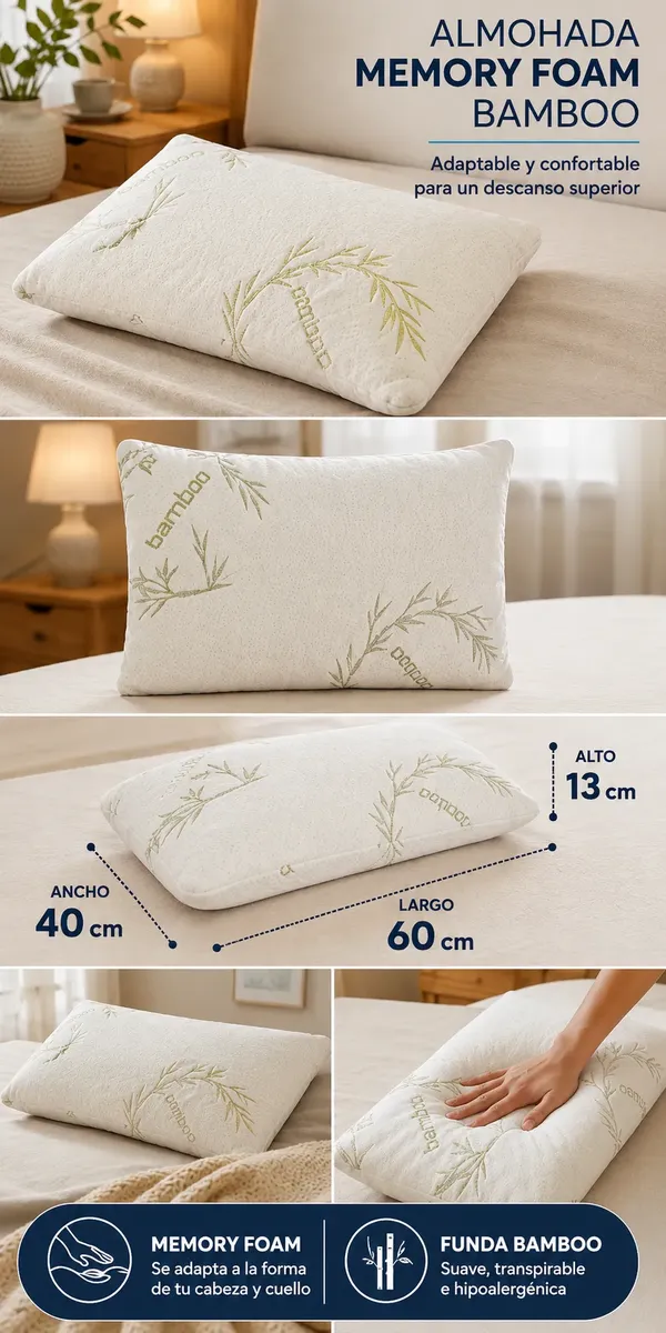ALMOHADA BAMBOO NASA - Imagen 4